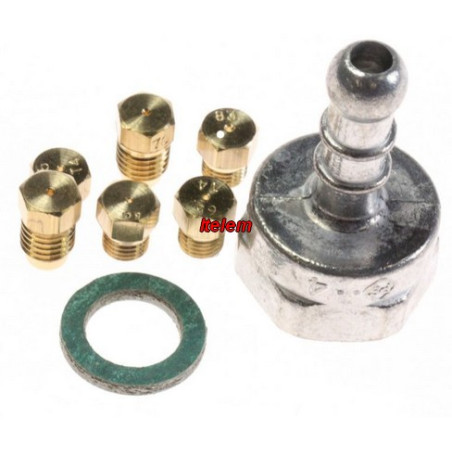 Kit injecteurs gaz butane cuisinière Bompani M00691754