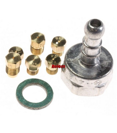 Kit injecteurs gaz butane cuisinière Bompani M00691754