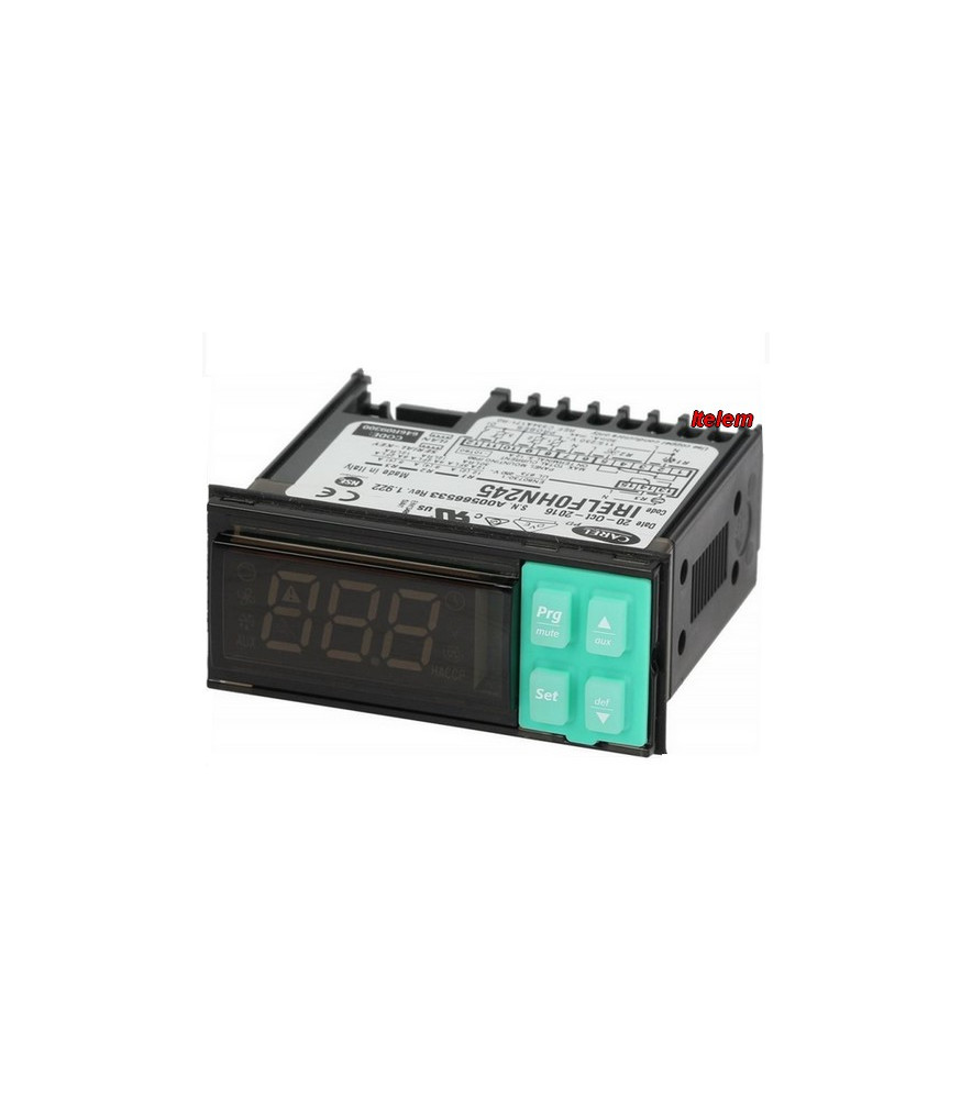 Régulateur électronique CAREL PB00F0HA00 - Pour Température NTC, 4 Relais, Affichage 3½ Chiffres, IP64