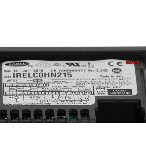 Régulateur chambre froide IRELC0HN215 Carel