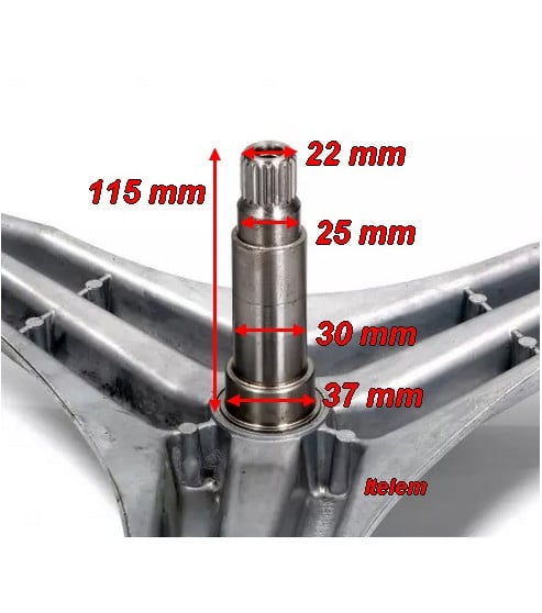 Croisillon de tambour Machine à laver, Lave-linge 4434ER1008A, ALDC2 LG Machine à laver, Lave-linge 4434ER1008A, ALDC2 LG