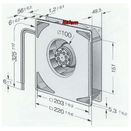 Ventilateur compact armoire ventilée Captair