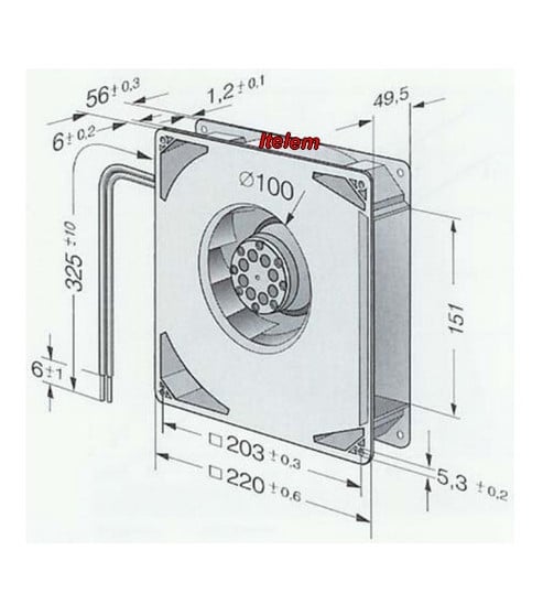 Ventilateur compact armoire ventilée Captair