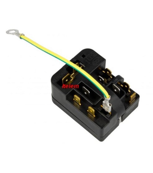 Relais de démarrage avec klixon réfrigérateur Hotpoint Ariston C00297775