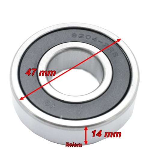 Roulement de palier 20 x 47 x 14 mm lave-linge Continental Edison K1576765