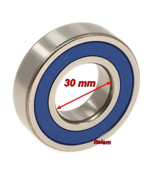 Roulement de palier 30 x 62 x 16 mm lave-linge Continental Edison K1924651
