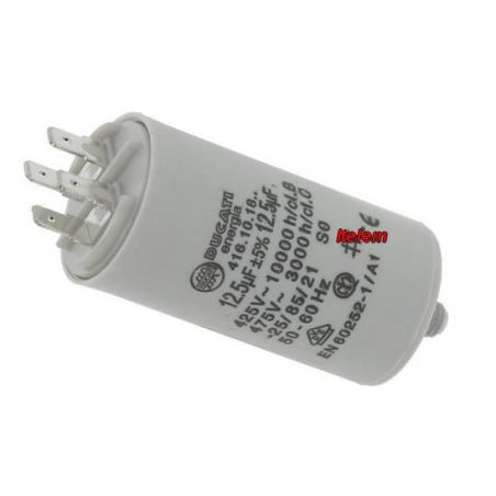 Condensateur de démarrage 12,5µF lave-linge sèche-linge 41610.1864