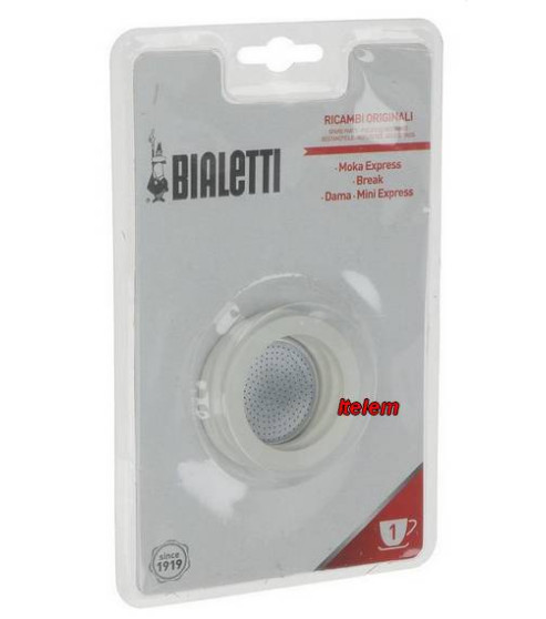 Kit 3 joints et 1 filtre pour machine à café 1 tasse Bialetti 0800031