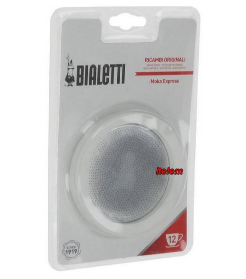 Kit 3 joints et 1 filtre pour machine à café 12 tasses Bialetti 0800036