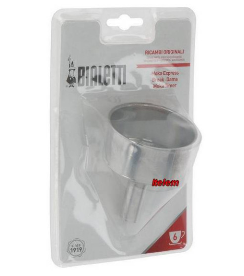 Filtre avec entonnoir pour machine à café 6 tasses Bialetti 0800126