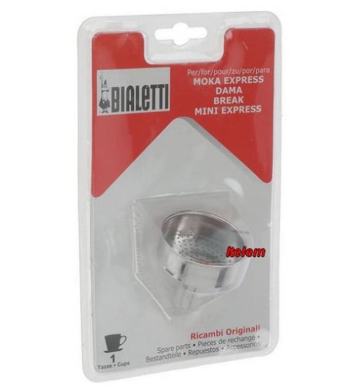 Filtre avec entonnoir pour machine à café 1 tasse Bialetti 0800131