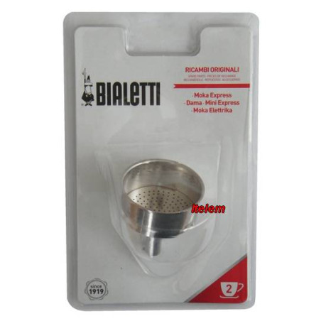 Filtre avec entonnoir pour machine à café 2 tasses Bialetti 0800132