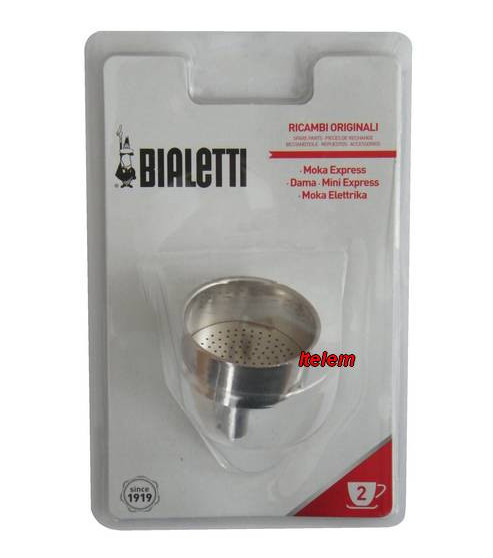 Filtre avec entonnoir pour machine à café 2 tasses Bialetti 0800132