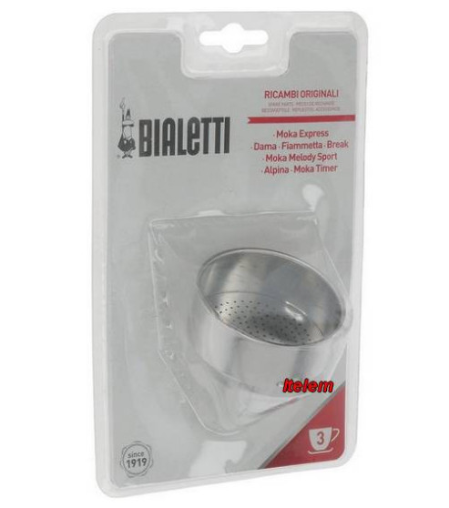 Filtre avec entonnoir pour machine à café 3 tasses Bialetti 0800133