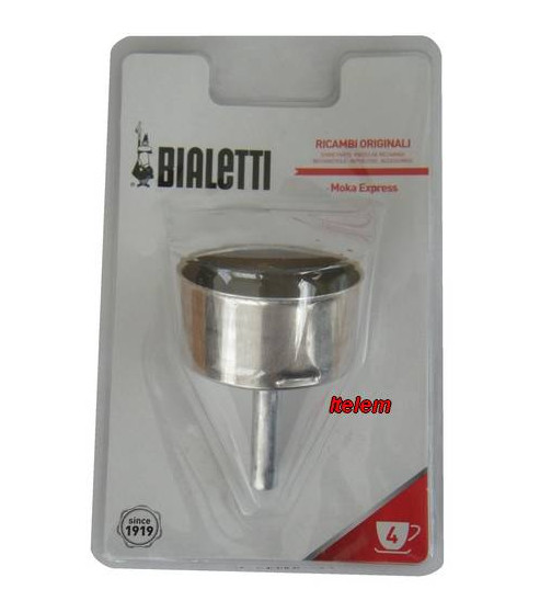 Filtre avec entonnoir pour machine à café 4 tasses Bialetti 0800134