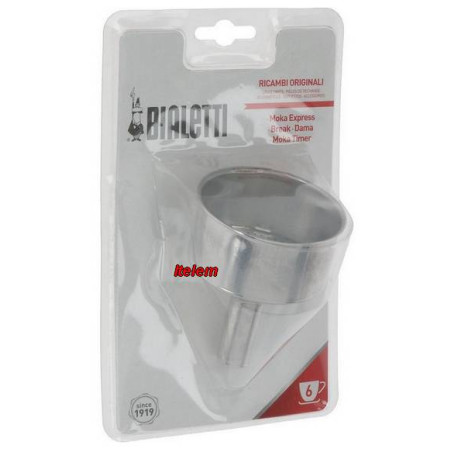Filtre avec entonnoir pour machine à café 6 tasses Bialetti 0800135