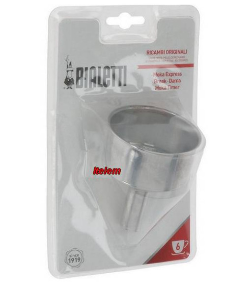 Filtre avec entonnoir pour machine à café 6 tasses Bialetti 0800135