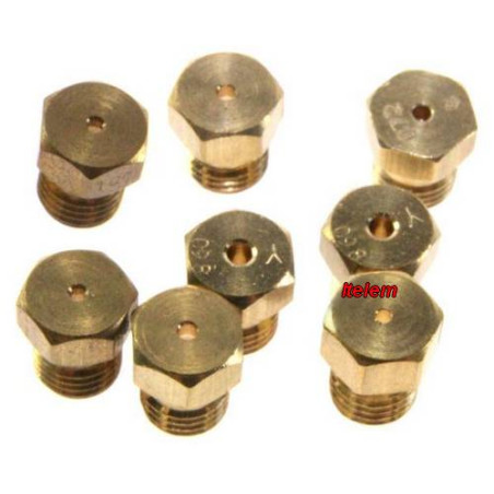 Kit injecteurs gaz naturel cuisinière Siltal 39530