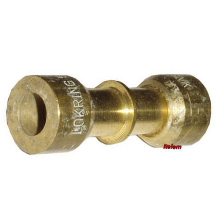 Raccord Lokring aluminium 6.5/6.5 mm 6.5NKMs00