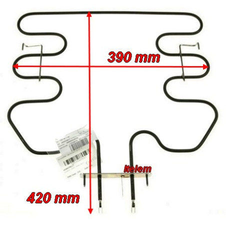 Résistance de voûte-grill four Brandt AS0039617