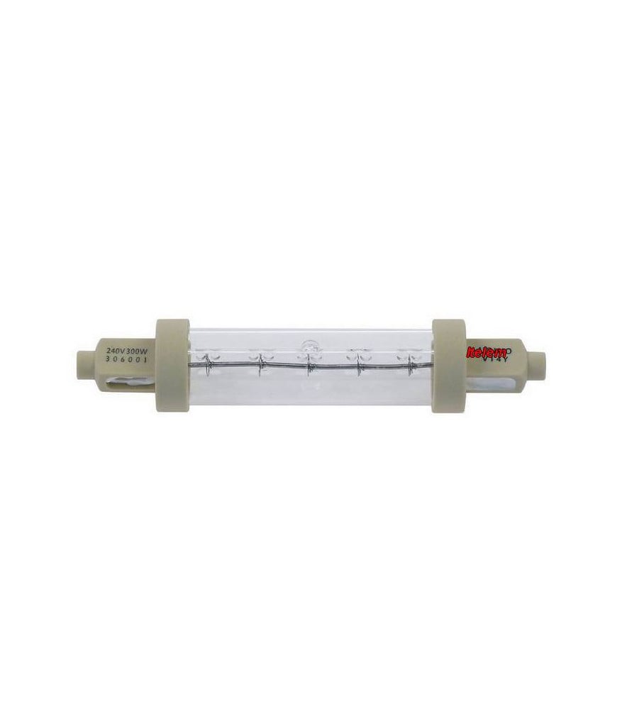 Ampoule Infrarouge Chauffante 200W R7s 118mm – Pour Chauffage Terrasse, Intérieur, Heatmaster U3 – Dimmable, Couleur Rouge, Chauffage Rapide Et économe