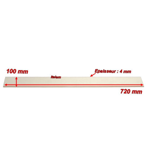 Vitre de porte de four CB 02110003