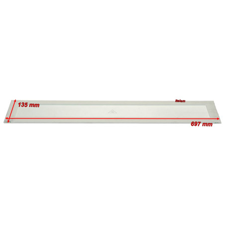 Vitre de porte de four à pizza Zanussi 003454