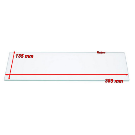 Vitre de porte de four à pizza Zanussi 003450