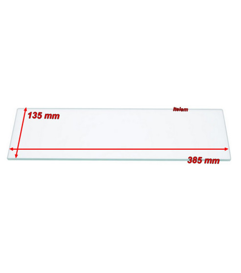 Vitre de porte de four à pizza Zanussi 003450