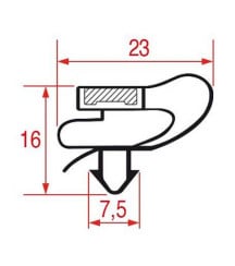 Joint de porte armoire réfrigérée Amatis RC0153