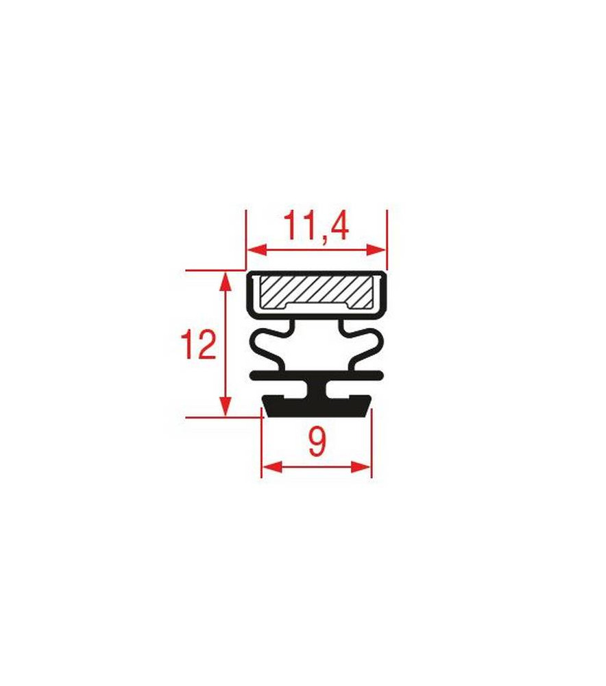 Joint de porte table réfrigérée professionnelle 415 mm x 280 mm