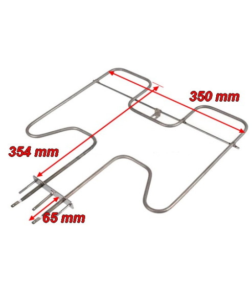 Résistance grill voûte four Whirlpool 481010836643