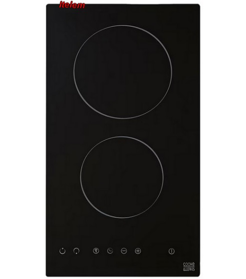 Dessus verre vitrocéramique plaque de cuisson Cooke et Lewis