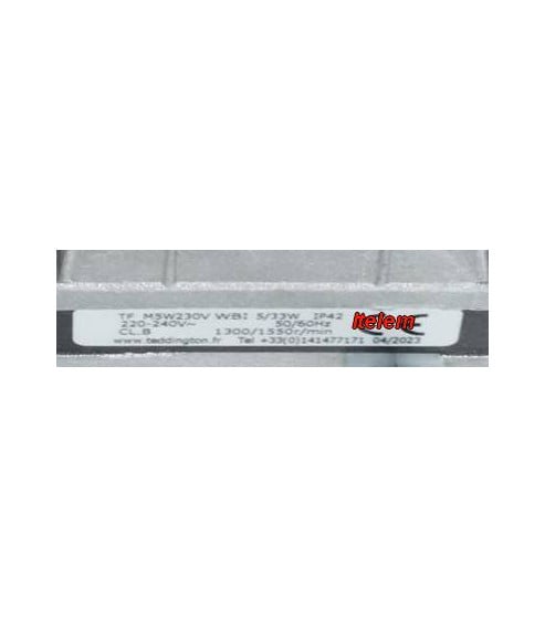Moteur de ventilateur Teddington TFM 5W TF-M5W230V-WBI