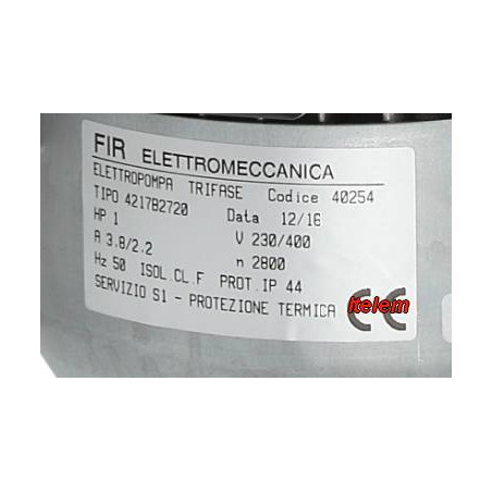 Electropompe FIR 4217/ASX 1HP lave-vaisselle Thirode 4217B2720