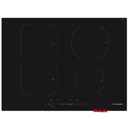 Dessus verre vitrocéramique plaque de cuisson Schneider