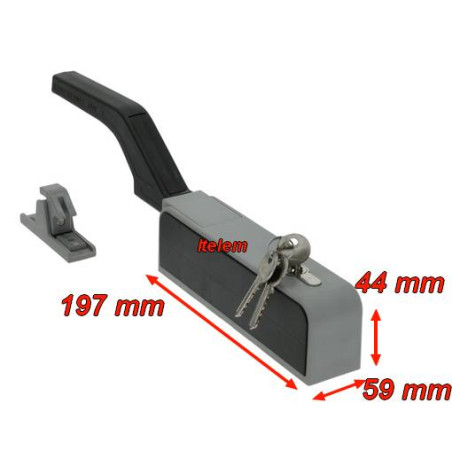 Poignée de porte 2225 droite gauche cellule de refroidissement Intertecnica R019091