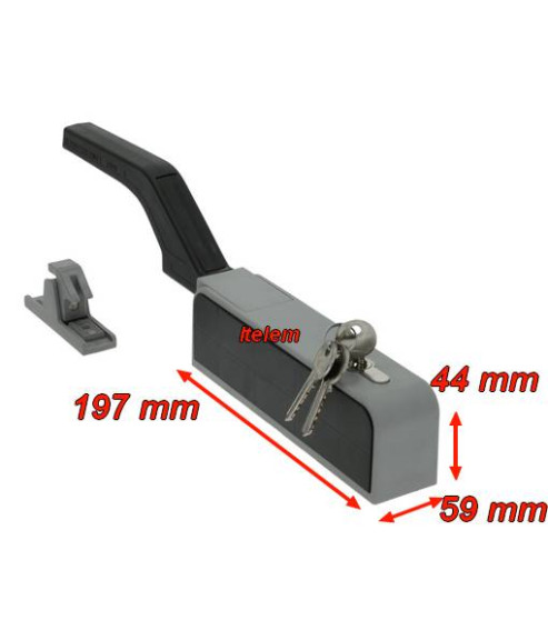 Poignée de porte 2225 droite gauche cellule de refroidissement Intertecnica R019091