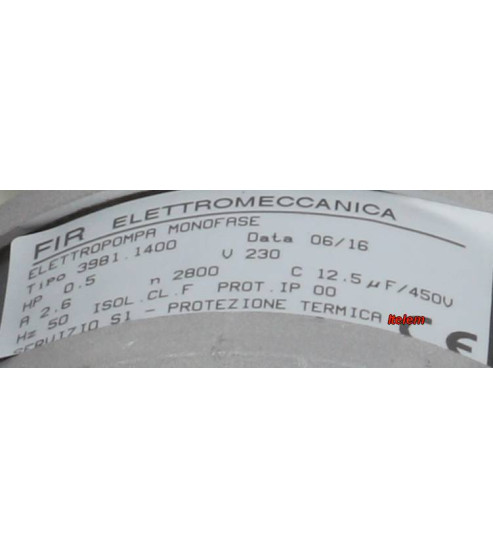 Pompe de cyclage FIR 3981SX lave-vaisselle Lamber 3981.1400