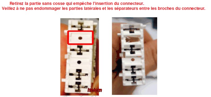 Module électronique four Electrolux 8077075052 connectique