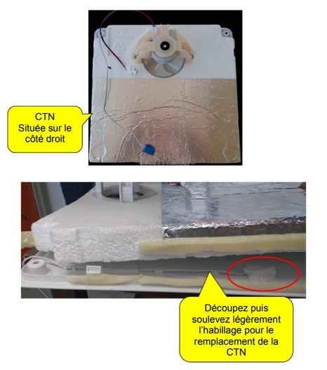 Sonde température réfrigérateur AS0067797 Brandt
